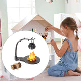 Maxbell 5Pcs 1/12 Dollhouse Hanging Stove for Miniature Scene Railway Station Layout Style C