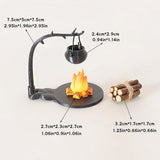 Maxbell 5Pcs 1/12 Dollhouse Hanging Stove for Miniature Scene Railway Station Layout Style C