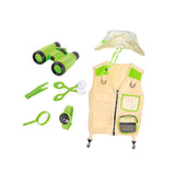 Maxbell Outdoor Exploration Set Cargo Vest and Hat and Accessories for Children Kids Green