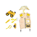 Maxbell Outdoor Exploration Set Cargo Vest and Hat and Accessories for Children Kids Yellow