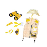 Maxbell Outdoor Exploration Set Cargo Vest and Hat and Accessories for Children Kids Yellow