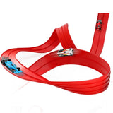 Maxbell 3.9M Flexible Ramp Track Set with 4 Alloy Cars Educational Physics Track Toy