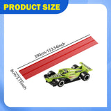 Maxbell 3.9M Flexible Ramp Track Set with 4 Alloy Cars Educational Physics Track Toy