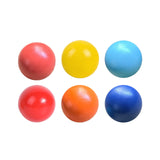 Maxbell 6 Pieces Wooden Rainbow Balls Colorful Counting Toys for Children Boys Girls