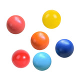 Maxbell 6 Pieces Wooden Rainbow Balls Colorful Counting Toys for Children Boys Girls