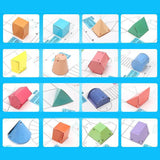 Maxbell 16x Geometric Shapes Area Demonstrator for Elementary Kindergarten Preschool