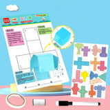 Maxbell 16x Geometric Shapes Area Demonstrator for Elementary Kindergarten Preschool