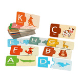 Maxbell Matching Game Handcraft Early Learning Toy for Preschool Birthday Boys Girls Alphabet