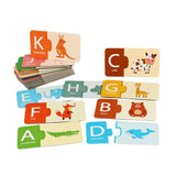 Maxbell Matching Game Handcraft Early Learning Toy for Preschool Birthday Boys Girls Alphabet