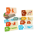 Maxbell Matching Game Handcraft Early Learning Toy for Preschool Birthday Boys Girls Alphabet