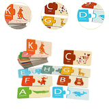 Maxbell Matching Game Handcraft Early Learning Toy for Preschool Birthday Boys Girls Alphabet