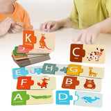 Maxbell Matching Game Handcraft Early Learning Toy for Preschool Birthday Boys Girls Alphabet