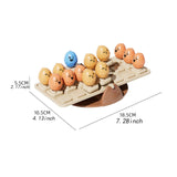 Maxbell Kids Egg Balance Math Toys Balancing Egg Seesaw for Boy Girl 3 4 5 Year Olds
