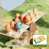 Maxbell Kids Egg Balance Math Toys Balancing Egg Seesaw for Boy Girl 3 4 5 Year Olds