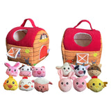 Maxbell Stuffed Farm Animals Gifts Cartoon Sensory Toys for Boys Girls Children Kids Style A