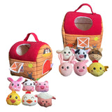 Maxbell Stuffed Farm Animals Gifts Cartoon Sensory Toys for Boys Girls Children Kids Style A
