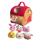Maxbell Stuffed Farm Animals Gifts Cartoon Sensory Toys for Boys Girls Children Kids Style A