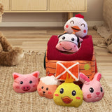 Maxbell Stuffed Farm Animals Gifts Cartoon Sensory Toys for Boys Girls Children Kids Style A