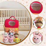 Maxbell Stuffed Farm Animals Gifts Cartoon Sensory Toys for Boys Girls Children Kids Style B