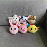Maxbell Stuffed Farm Animals Gifts Cartoon Sensory Toys for Boys Girls Children Kids Style B