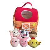 Maxbell Stuffed Farm Animals Gifts Cartoon Sensory Toys for Boys Girls Children Kids Style B