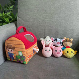 Maxbell Stuffed Farm Animals Gifts Cartoon Sensory Toys for Boys Girls Children Kids Style B