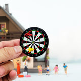 Maxbell Miniature Board Game Set Kids Adhesive Scene 1:12 Dollhouse Accessories