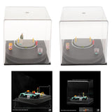 Maxbell 1/64 Model Car Display Case Decorative DIY Micro Photography Prop Dust Cover No Figurine