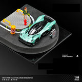 Maxbell 1/64 Model Car Display Case Decorative DIY Micro Photography Prop Dust Cover No Figurine