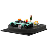 Maxbell 1/64 Model Car Display Case Decorative DIY Micro Photography Prop Dust Cover No Figurine
