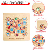 Maxbell Wooden Puzzle for Toddlers Game Early Education Gift for Boys Girls for Kids