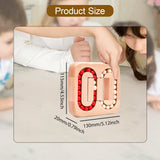 Maxbell Wood Bean Cubes Toy Educational Toys Brain Teaser for Car New Year Preschool