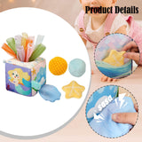 Maxbell Baby Tissue Box Toy Infant Sensory Toy for Baby Boys Girls Toddlers Children