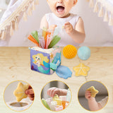 Maxbell Baby Tissue Box Toy Infant Sensory Toy for Baby Boys Girls Toddlers Children