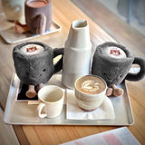 Maxbell Plush Coffee Cup Cute Funny Stuffed Animal for Adult Coffee Lover Collectors