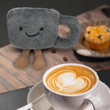 Maxbell Plush Coffee Cup Cute Funny Stuffed Animal for Adult Coffee Lover Collectors