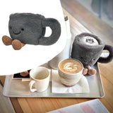 Maxbell Plush Coffee Cup Cute Funny Stuffed Animal for Adult Coffee Lover Collectors