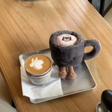 Maxbell Plush Coffee Cup Cute Funny Stuffed Animal for Adult Coffee Lover Collectors