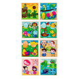 Maxbell Wood Puzzle Gifts Portable Hands on Learning Fine Motor Skills Jigsaw Puzzle Sunflower