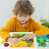 Maxbell Wood Puzzle Gifts Portable Hands on Learning Fine Motor Skills Jigsaw Puzzle Sunflower