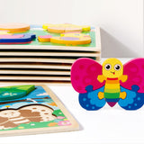 Maxbell Wood Puzzle Gifts Portable Hands on Learning Fine Motor Skills Jigsaw Puzzle Sunflower