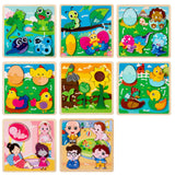 Maxbell Wood Puzzle Gifts Portable Hands on Learning Fine Motor Skills Jigsaw Puzzle Sunflower