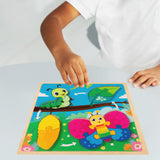 Maxbell Wood Puzzle Gifts Portable Hands on Learning Fine Motor Skills Jigsaw Puzzle Moth