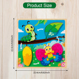 Maxbell Wood Puzzle Gifts Portable Hands on Learning Fine Motor Skills Jigsaw Puzzle Moth
