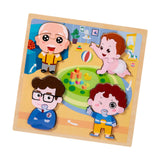 Maxbell Wood Puzzle Gifts Portable Hands on Learning Fine Motor Skills Jigsaw Puzzle Men