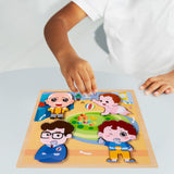 Maxbell Wood Puzzle Gifts Portable Hands on Learning Fine Motor Skills Jigsaw Puzzle Men