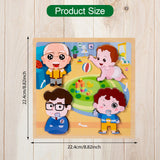 Maxbell Wood Puzzle Gifts Portable Hands on Learning Fine Motor Skills Jigsaw Puzzle Men