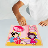 Maxbell Wood Puzzle Gifts Portable Hands on Learning Fine Motor Skills Jigsaw Puzzle Women