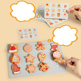 Maxbell Slice and Bake Cookies Cooking Tools Play Food Set for Kids Ages 3+ Children