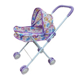 Maxbell Toy Stroller for Dolls Interactive Foldable Role Play Accessory Pretend Play